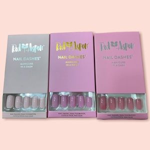 Red Aspen Nail Dashes - On Point Brenda, June's Pink Orchid, Rosa + Raspberries